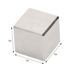 2PC 1″x1″x1″ Large Neodymium Magnets Super Strong Rare Earth Block Magnet w/ Box