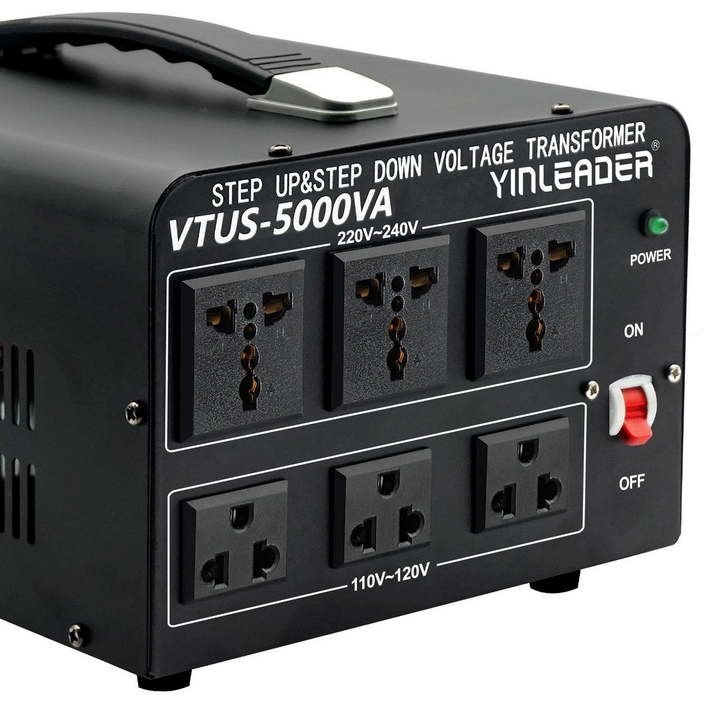 5000W Voltage Converter Transformer Step Up 110V-120V to220V-240V or Step Down 2