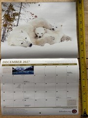 Defenders of Wildlife – 2027 – 18-Month WALL Calendar – Nature Photography!
