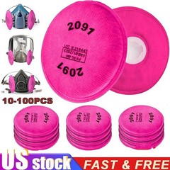 2091 P100 Particulate Filters 5000, 6000, 7000 and FF-400 Series 10-100PCS