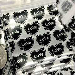 BaggiesSince1987 – 2020 ZipSeal Bags 100 DEATH KISS PEARL RED SILVER,👀Details🔽