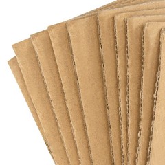200 Pack 6 x 4 Inch Brown Corrugated Cardboard Sheets, 1.5mm Thick Corrugated…