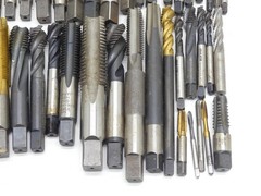 (41 pcs) Misc. Lot of Spiral Flute Taps, Various Sizes