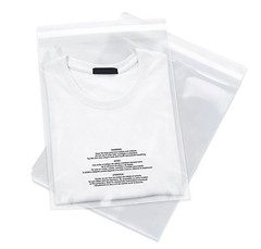2000 6×9 Poly Bags Resealable Suffocation Warning Clear Merchandise 1.5 mil