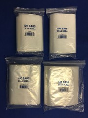 Elkay Plastic Zipper Clear Zip-Lock Seal Top Reclosable Poly Bags 2Mil