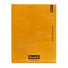 Kraft Bubble Mailers Padded Envelope Seal 9.5×13.5 Size #4 3M Scotch (7974) pack