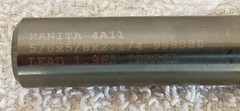 HANITA Carbide 5/8 x 5/8 x 2.25 x 5″ HSS Ball Nose End Mill 2 Flute Aluminum