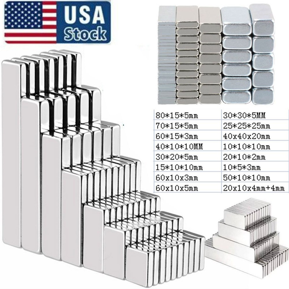 Big Block Square Magnets Super Strong Neodymium Large Magnet Rare Earth Magnet