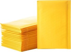 50/100/200/500 Kraft Bubble Mailers Padded Envelope Shipping Bags Seal Any Size