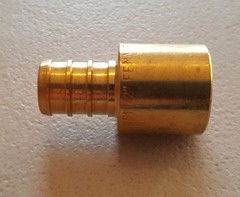 25 Pcs. 1/2″ Pex X 1/2″ Female Sweat Adapter, Half Inch Pex Female Sweat 23-3-6
