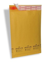 1000 #0 Ecolite Kraft Bubble Padded Envelopes Mailers 6 x 10 from TheBoxery