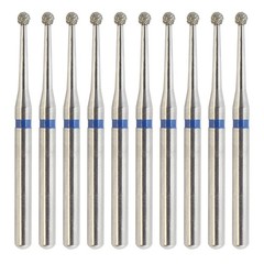 Multi-Use Dental Diamond Burs Round Ball Bur Friction Grip Surgical FG 801 801L