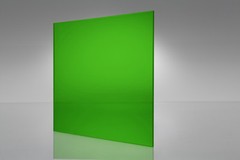 Green Transparent Acrylic Plexiglass sheet 1/16″ x 5.5″ x 5.5″ #2092