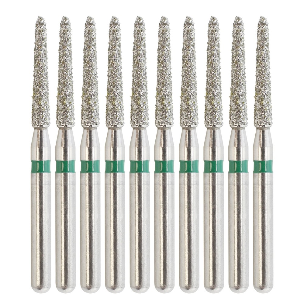 Multi-Use Dental Diamonds Modified Chamfer Burs FG Coarse CF-14C 878K/014C Green