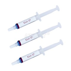 10Pcs Dental 37% Gel de Grabador de Ácido Fosfóric Compuesto F Esmalte y dentina