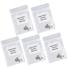 5X AZDENT Dental Orthodontic Round Lingual Button for Bondable 10Pcs/Pack
