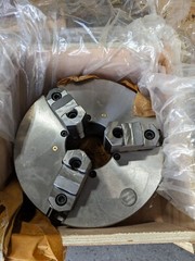 Self Centering 3-Jaw Manual Lathe Chuck 12″ Diameter D6 Mount