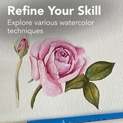 Canson XL Watercolor Pad, 140lb, Wire Bound, 36 Sheets, 9 by 12 Inches 9×12