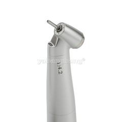 Dental 45° Angle push button head contra angle fiber optic 1:4.2 handpiece USA