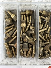 Unbranded Brass Hose Fitting Kit, Various Sizes And Fittings, See Photos