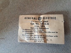 NEW VINTAGE GE/TRUMBULL TYPE TT OVERLOAD HEATERS – VARIOUS SIZES