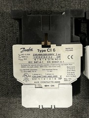 Lot Of 3 PCS DANFOSS (2) CI 16 And (1) CI 9 MAGNETIC CONTACTORS Comes As Shown