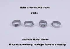 Dental Orthodontic 1st Plain Molar Bands #29-44+ Buccal Tubes Cleats Roth 022