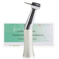 Dental Push Button Low Speed Contra Angle Handpiece E-type Fit FG 1.6mm Burs