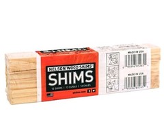Wood Shims 8-In. Shims, High Performance Wood, 100% Kilm Dried. (2-Pk Lot) 24pcs