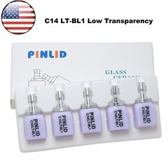 US C14 HT/LT Glass Ceramic Blocks Lithium Disilicate CAD/CAM Cerec Block 5Pcs