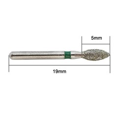 Dental Diamond FG Burs Egg Football High Speed 368/023C 368/023F Coarse Fine