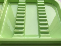 Dental Separate Autoclavable 135°C Divided Tray Plastic Set Up Trays 5 Color