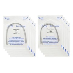 100pcs Dental Orthodontic Niti Arch Wire Natural Form Arches Round Rectangular