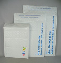 18 EBAY BRANDED SHIPPING SUPPLIES PADDED BUBBLE AIRJACKET MAILERS ENVELOPES