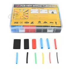 750 x Heat Shrink Tubing Kit Wire Shrink Wrap Tubing Shrink Ratio 2:1