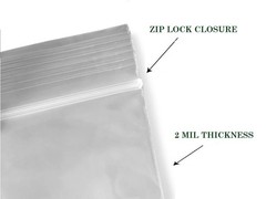 1000ct Clear Resealable 2″x3″ Zip Seal Top Lock 2MIL Clear Plastic Bags Baggies