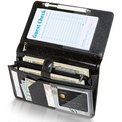 “High Volume Server Book, 5″” x 9″”, 2 Zipper & Magnetic Pockets”