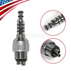 KAVO Style Dental High Speed Handpiece Turbine +4 Hole Quick Coupler 360° Swivel