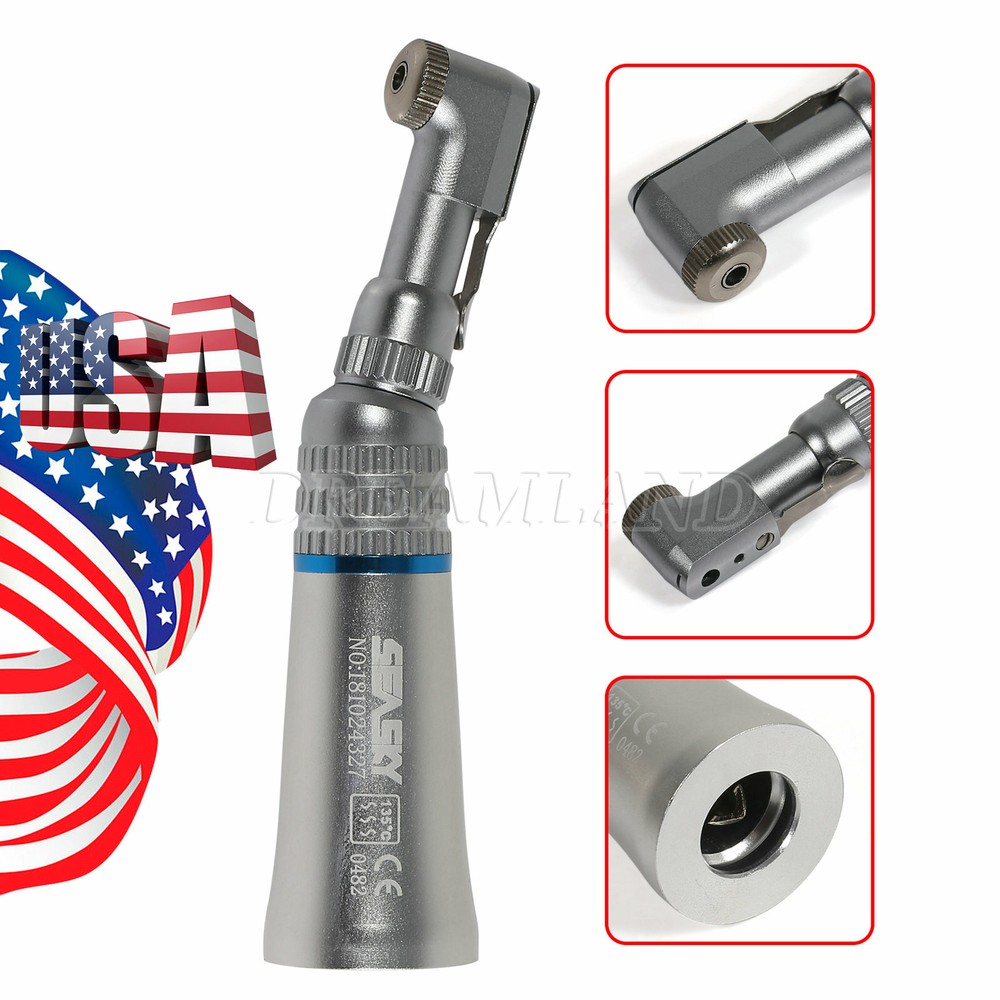USA Dental Low Speed Handpiece Latch E-type Contra Angle Electric Motor fit NSK