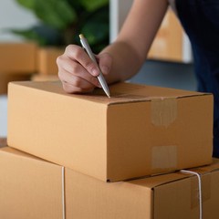 24 x 12 x 4 – Flat Corrugated Boxes – ECT-32, 25/Bundle