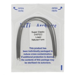 arcos de ortodoncia Orthodontic Arch Wire NiTi Stainless Steel Acero Inoxidable