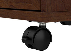 Key West 2 Drawer Mobile File Cabinet in Bing Cherry