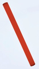 1” DIAMETER CLEAR TRANSLUCENT RED ACRYLIC PLEXIGLASS LUCITE ROD 12” INCH LONG