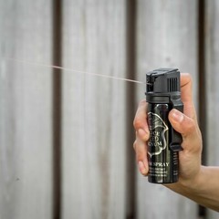 4 POLICE MAGNUM Pepper Spray Self Defense 3oz Flip Top Stream Belt Clip Security