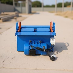 110V 550W Hollow Block Making Machine 2 Holes Brick Size 15.74X7.87X7.87inch