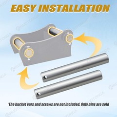 45mm x 13-In Excavator Bucket Pin fit for John Deere/Yanmar/Kubota/Takeuchi