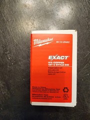 Milwaukee 49-12-U04AC EXACT™ 4/0 Copper 12T U-Style Die FREE SHIPPING