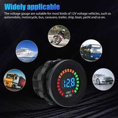 Waterproof CAR Battery Meter DC 12V Voltmeter LED Digital Display Voltage Gauge