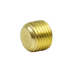 5 Pack 1/8″ Pipe Plug Countersunk Hex Head Style Male NPT Brass Pipe End Fitting
