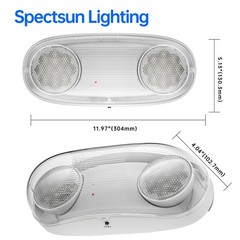 UL Listed-1 Pack outdoor emergency lights with wet location exit Light for Home